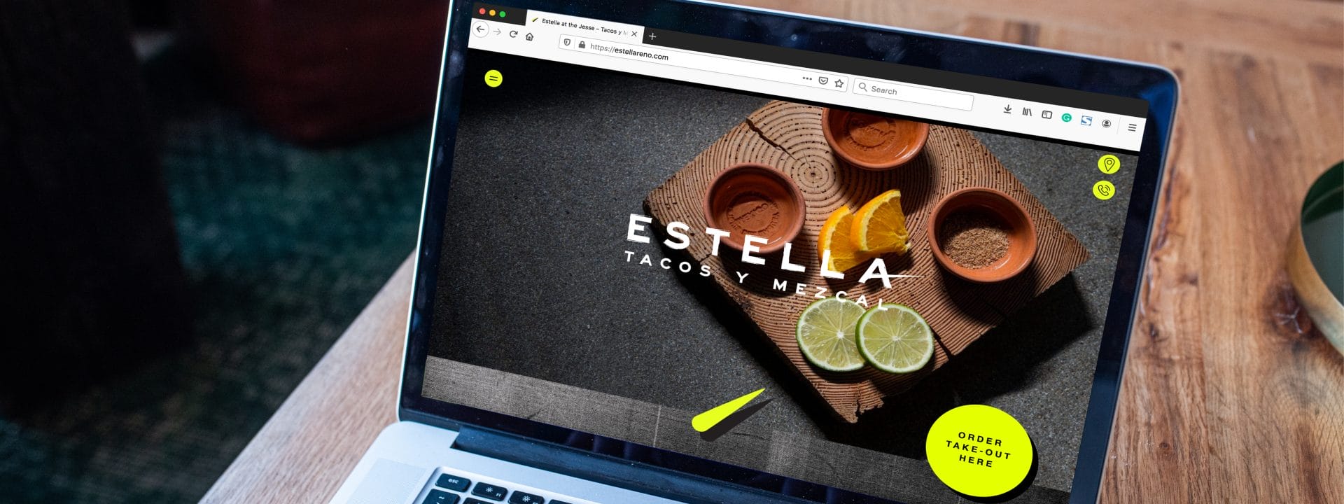 Rushton Smith - Custom Brand Design - Estella Tacos Y Mezcal Restaurant - Custom Brand WordPress Website